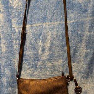 Elegant Brown Crossbody Bag